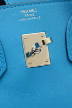 Load image into Gallery viewer, Bleu Frida PHW Birkin 25 Swift Leather Bag by Hermès
