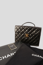 Load image into Gallery viewer, Black GHW Lambskin Classic CC Briefcase by Chanel
