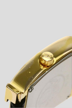 Load image into Gallery viewer, Black Yellow Gold Plated Steel Heure H Medium Watch by Hermès
