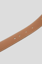 Load image into Gallery viewer, Gold H Belt Buckle and Reversible Leather Strap by Hermès
