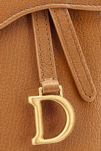 Load image into Gallery viewer, Cognac Goatskin Saddle Multifunction Pouch by Dior
