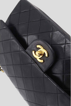 Load image into Gallery viewer, Black GHW Lambskin Medium Classic Double Flap Bag by Chanel
