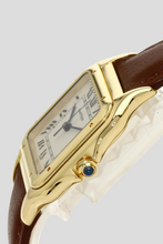 Load image into Gallery viewer, Brown Panthère De Cartier 18K Yellow Gold Medium Watch by Cartier
