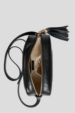 Load image into Gallery viewer, Black Interlocking GG Soho Disco Bag by Gucci
