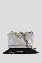 Load image into Gallery viewer, Grey Chanel 19 Maxi Bag by Chanel
