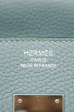 Load image into Gallery viewer, Bleu Lin PHW Birkin 35 Togo Leather Bag by Hermès
