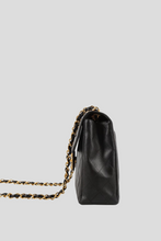 Load image into Gallery viewer, Black GHW Lambskin Jumbo Single Flap Bag by Chanel
