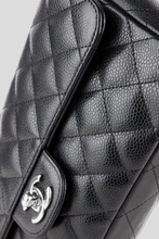 Load image into Gallery viewer, Black SHW Caviar East West Classic Flap Bag by Chanel
