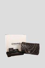 Load image into Gallery viewer, Black SHW Lambskin Jumbo Soft Single Flap Bag by Chanel
