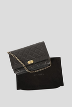 Load image into Gallery viewer, Black GHW Lambskin Boy Wallet On Chain by Chanel
