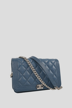 Load image into Gallery viewer, Blue SHW Boy Wallet On Chain by Chanel
