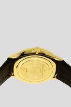 Load image into Gallery viewer, Black 18K Yellow Gold Patrimony Manual Winding Watch by Vacheron Constantin
