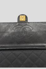 Load image into Gallery viewer, Black GHW Quilted Lambskin Matelasse Diana Single Flap Bag by Chanel
