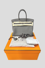 Load image into Gallery viewer, Etain PHW Birkin 35 Togo Leather Bag by Hermès
