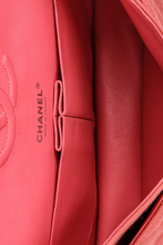 Load image into Gallery viewer, Coral SHW Jersey Medium Classic Double Flap Bag by Chanel
