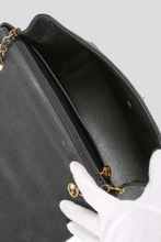 Load image into Gallery viewer, Black GHW Caviar Medium Diana Bag by Chanel
