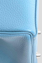 Load image into Gallery viewer, Blue PHW Kelly Retourne 32 Togo Leather Bag by Hermès
