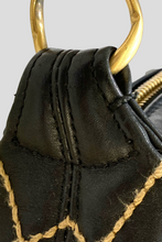 Load image into Gallery viewer, Black GHW Lambskin Diamond Stitch Shoulder Bag by Chanel
