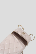 Load image into Gallery viewer, Blush Pink GHW Lambskin Vanity Bag by Chanel
