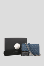 Load image into Gallery viewer, Blue SHW Boy Wallet On Chain by Chanel
