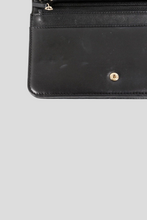 Load image into Gallery viewer, Black GHW Stitch Lambskin Wallet On Chain by Chanel
