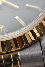 Load image into Gallery viewer, Datejust Black Dial 18K Yellow Gold and Stainless Steel Watch by Rolex
