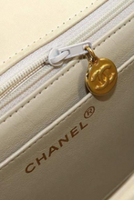 Load image into Gallery viewer, Cream GHW Vertical Lambskin Medium Flap Bag by Chanel
