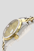 Load image into Gallery viewer, Datejust Champagne Diamond Dial 18K Yellow Gold and Stainless Steel Watch by Rolex
