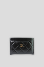 Load image into Gallery viewer, Black Lambskin Classic Card Holder by Chanel
