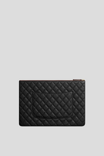 Load image into Gallery viewer, Black Caviar Classic Large Pouch by Chanel
