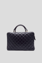 Load image into Gallery viewer, Black Trendy Large Bowling Bag by Chanel
