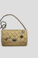 Load image into Gallery viewer, Gold Lucky Charms Casino 2.55 Reissue WOC by Chanel
