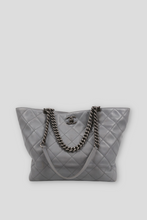 Load image into Gallery viewer, Grey Lambskin Leather Tote by Chanel
