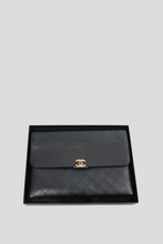 Load image into Gallery viewer, Black Lambskin Clutch Bag by Chanel
