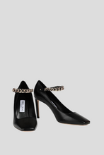 Load image into Gallery viewer, Black Malva 85 Mary Jane Pumps Size 37 / UK 4 by Jimmy Choo
