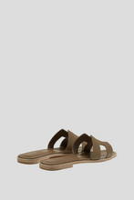 Load image into Gallery viewer, Étoupe Oran Sandal Size 37.5 / UK 4.5 by Hermès
