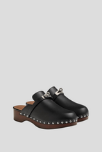 Load image into Gallery viewer, Black Carlotta Mule Size 38 / UK 5 by Hermès
