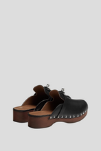 Load image into Gallery viewer, Black Carlotta Mule Size 38 / UK 5 by Hermès
