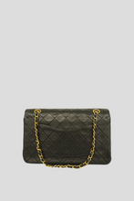 Load image into Gallery viewer, Black Lambskin Classic Double Flap Bag by Chanel
