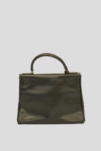 Load image into Gallery viewer, Black GHW Kelly Retourne 28 Box Calf Bag by Hermès
