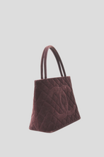 Load image into Gallery viewer, Bordeaux Suede Reprint Tote Bag by Chanel
