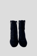 Load image into Gallery viewer, Black Suede Ankle Boots Size 40 by Chanel
