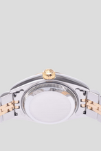 Load image into Gallery viewer, Datejust Silver Diamond Dial 18K Yellow Gold and Stainless Steel Watch by Rolex
