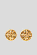 Load image into Gallery viewer, Bi-Color Coco Statement Clip On Earrings by Chanel
