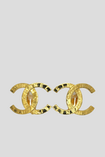 Load image into Gallery viewer, Gold CC Chanel Paris Statement Clip On Earrings by Chanel
