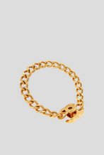 Load image into Gallery viewer, Gold Coco Turnlock Chain Bracelet by Chanel
