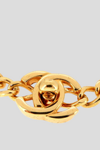 Load image into Gallery viewer, Gold Coco Turnlock Chain Bracelet by Chanel
