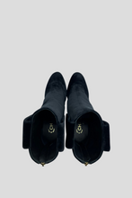 Load image into Gallery viewer, Black Suede Ankle Boots Size 40 by Chanel
