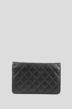 Load image into Gallery viewer, Black Cambon Wallet On Chain by Chanel
