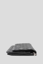 Load image into Gallery viewer, Black Diamond Stitch Wallet On Chain by Chanel
